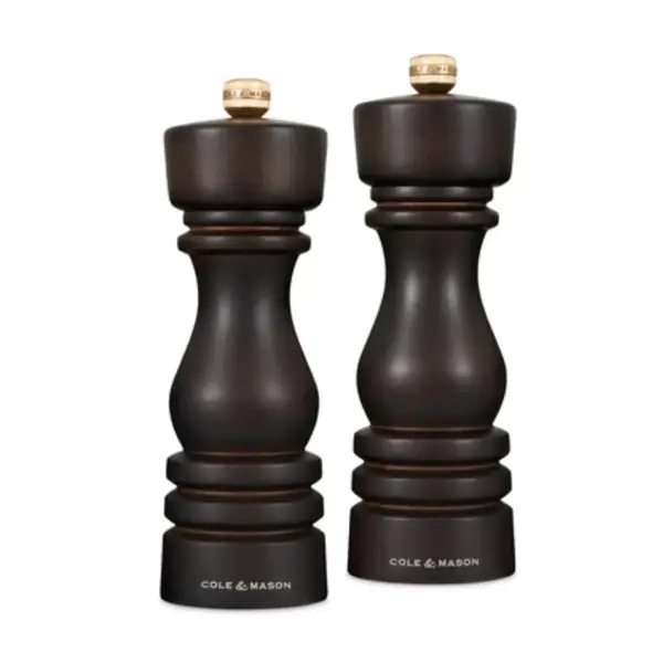 Cole & Mason "London" Chocolate Salt & Pepper Mills, 18 cm, Set of 2