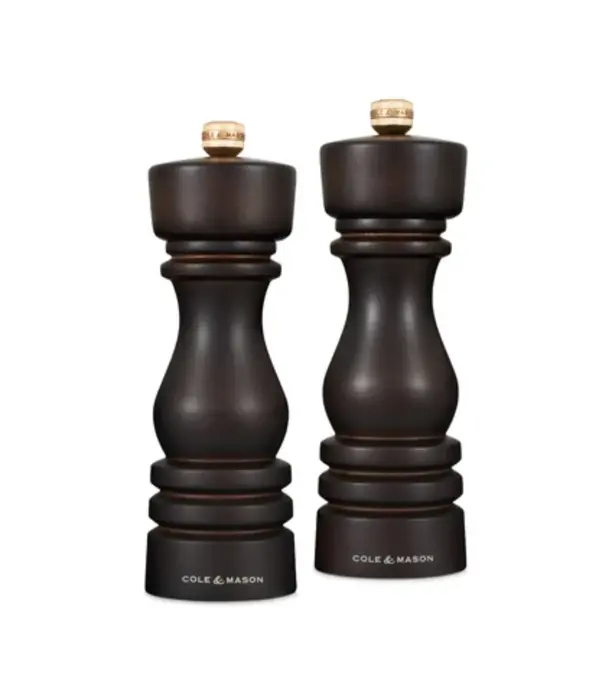 Cole & Mason Cole & Mason "London" Chocolate Salt & Pepper Mills, 18 cm, Set of 2