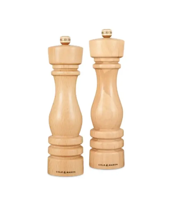 Cole & Mason Cole & Mason "London" Natural Salt & Pepper Mills, 22 cm, Set of 2