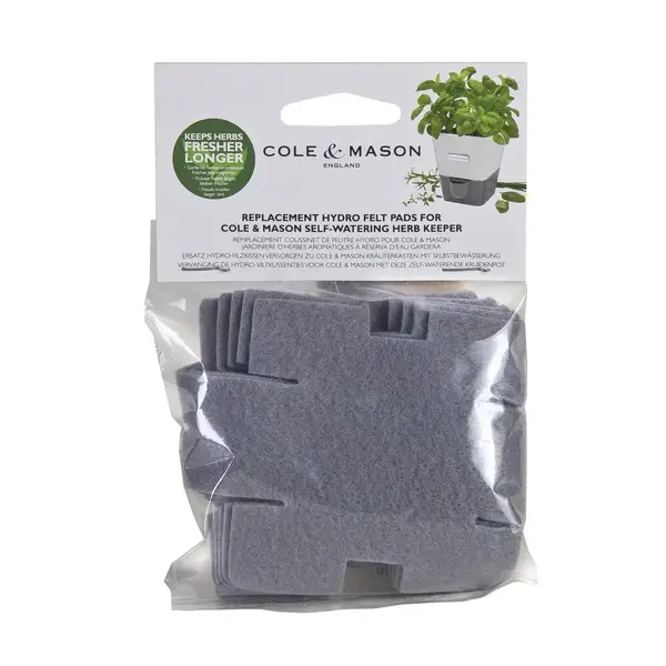 Cole & Mason Hydro Felt Pad Potted Herb Refills