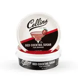 Collins Sucre à cocktail rouge 7 oz de Collins