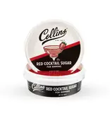 Collins Sucre à cocktail rouge 7 oz de Collins