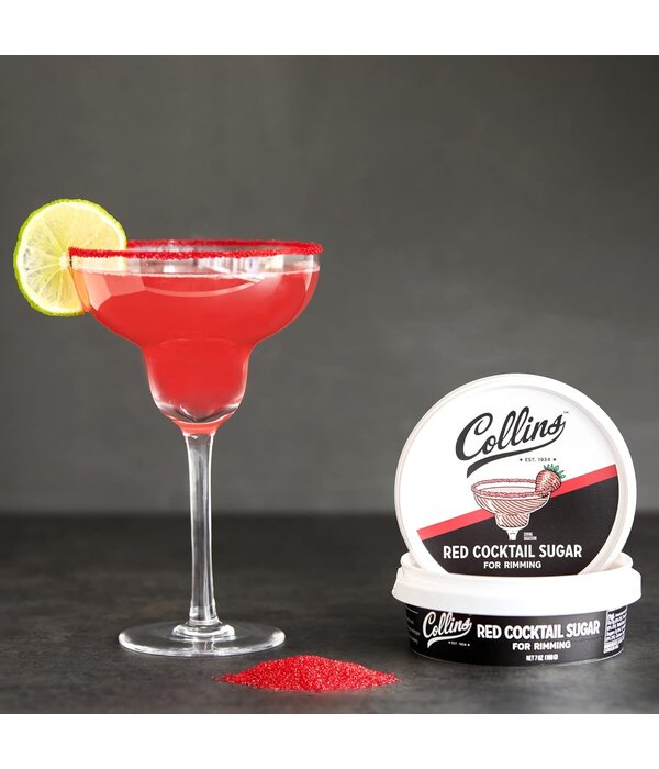 Collins Collins Red Cocktail Sugar 7oz