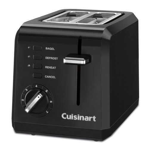 Cuisinart Cuisinart 2-Slide Contact Toaster, Black