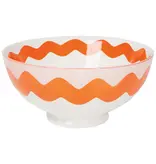 Danica Heirloom Bowl 'Boardwalk' Orange & Rose 8"