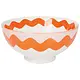 Bol "Promenade" Orange & Rose 8"
