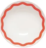Danica Heirloom Bowl 'Boardwalk' Orange & Rose 8"