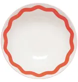 Danica Heirloom Bowl 'Boardwalk' Orange & Rose 8"