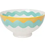 Danica Heirloom Bol "Promenade" Bleu & Jaune 6"