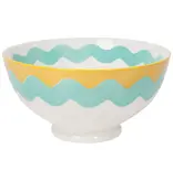 Danica Heirloom Bol "Promenade" Bleu & Jaune 6"