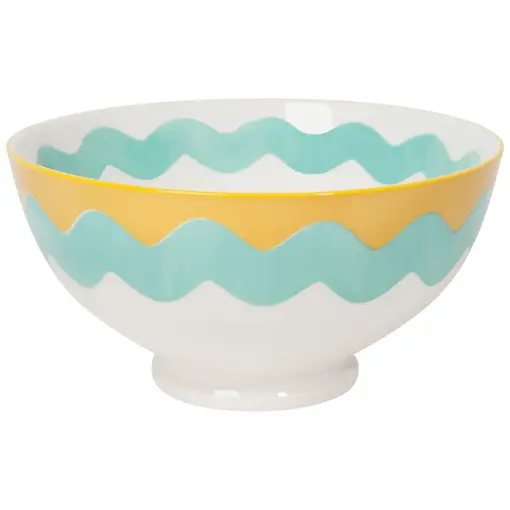 Danica Heirloom Bol "Promenade" Bleu & Jaune 6"