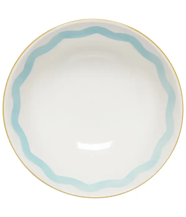 Danica Heirloom Bol "Promenade" Bleu & Jaune 6"