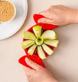 Apple Slicer and Corer 'Flapple', Red