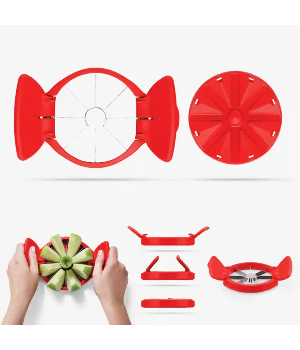 Apple Slicer and Corer 'Flapple', Red
