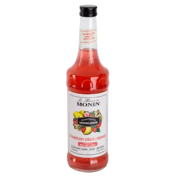 Monin Strawberry Ginger Lemonade Cocktail Mix 750ml