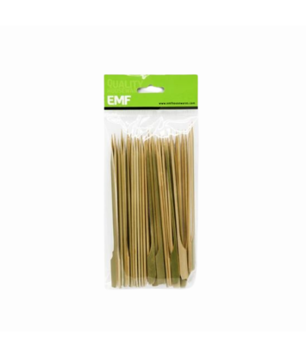 Flat-headed bamboo skewers 9.5", set of 50