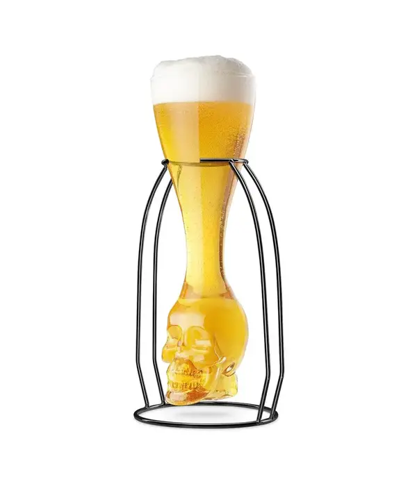 Final Touch Verre à bière en forme de crâne 355ml avec support de Final Touch