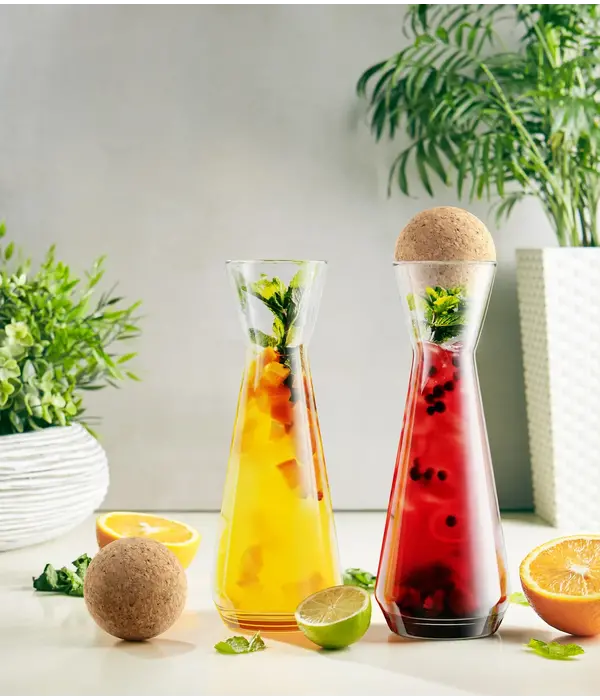 Final Touch Final Touch Carafe with Cork Stopper 900ml