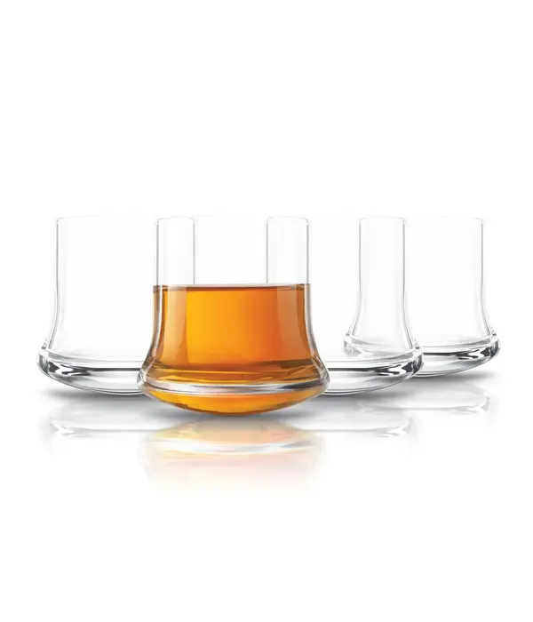 Final Touch Final Touch Rotating Whisky Glasses "Revolve", Set of 4