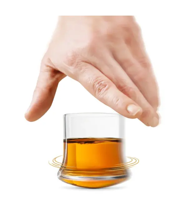Final Touch Final Touch Rotating Whisky Glasses "Revolve", Set of 4
