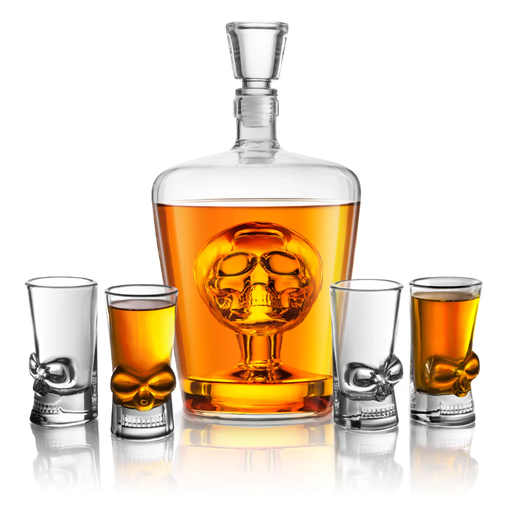 Final Touch Final Touch Brain Freeze Skull Decanter Set