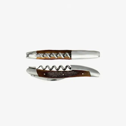 Forge de Laguiole Sommelier Corkscrew, Barrel Oak