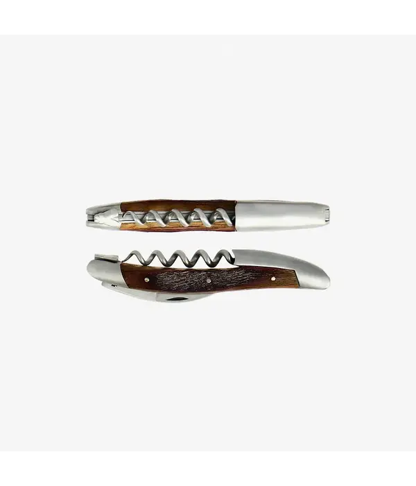 Forge de Laguiole Sommelier Corkscrew, Barrel Oak