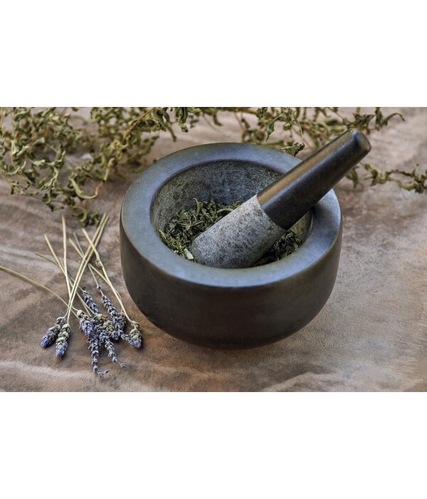 Fox Run Fox Run 7" Mortar & Pestle, Black Granite
