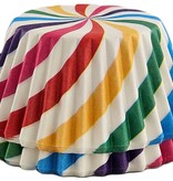 Fox Run Fox Run Colorful Pinwheel Bake Cup, Set of 50