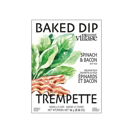 Gourmet du Village Mélange pour Trempette épinards et bacon de Gourmet du village