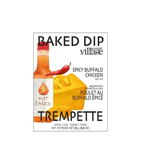 Gourmet du Village Mélange à trempette au poulet Buffalo épicé 23g de Gourmet du Village