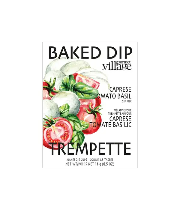 Gourmet du Village Mélange pour trempette Caprese Tomate et basilic 14g de Gourmet du Village