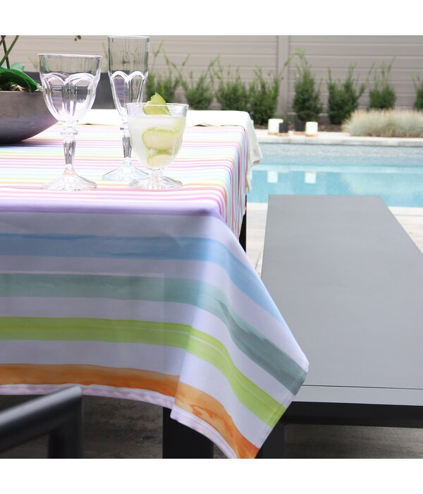 Harman Nappe à rayures aquarelle 60 x 120" de Harman