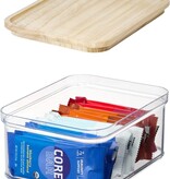 iDesign iDesign Rosanna Pansino Collection Plastic Canister with Lid, 6x8"