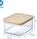 iDesign iDesign Rosanna Pansino Collection Plastic Canister with Lid, 6x8"
