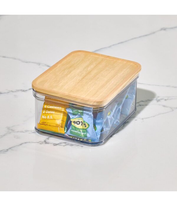 iDesign iDesign Rosanna Pansino Collection Plastic Canister with Lid, 6x8"