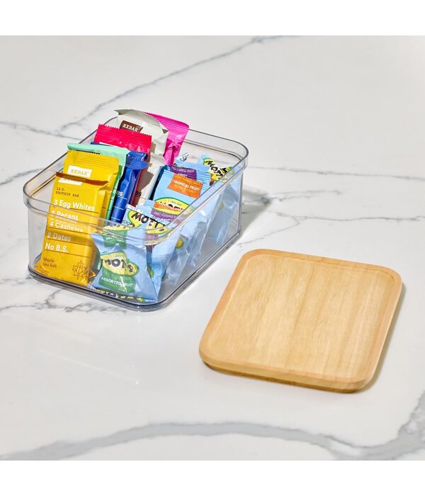 iDesign iDesign Rosanna Pansino Collection Plastic Canister with Lid, 6x8"