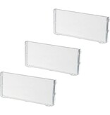 iDesign iDesign Rosanna Pansino Clear Plastic Dividers, 3 Pack