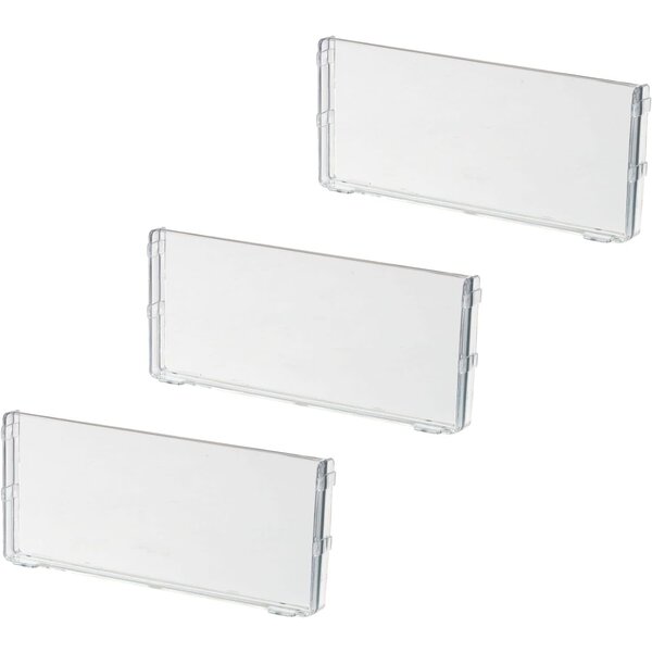 Séparateurs en plastique transparent Rosanna Pansino, lot de 3 de iDesign