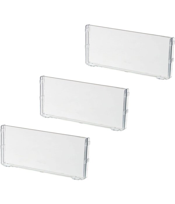 iDesign iDesign Rosanna Pansino Clear Plastic Dividers, 3 Pack