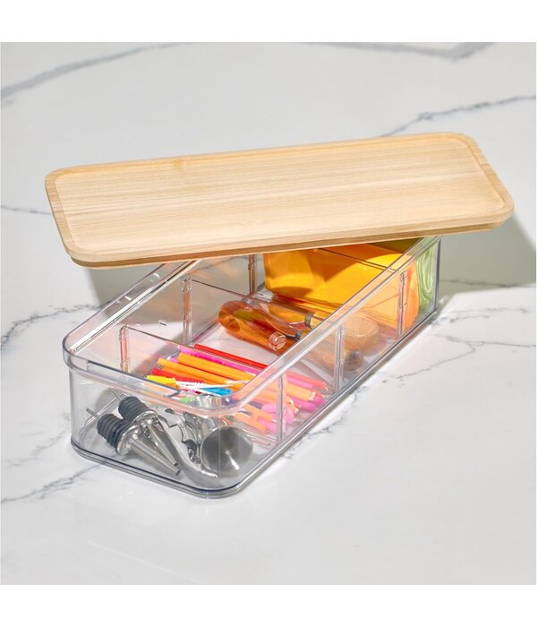 iDesign iDesign Rosanna Pansino Clear Plastic Dividers, 3 Pack