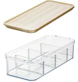 iDesign iDesign Rosanna Pansino Clear Plastic Dividers, 3 Pack