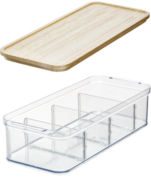 iDesign iDesign Rosanna Pansino Clear Plastic Dividers, 3 Pack