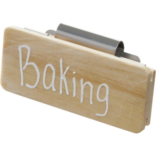 iDesign iDesign Rosanna Pansino Wood Clip-On Labels for Storage Bins, Set of 3