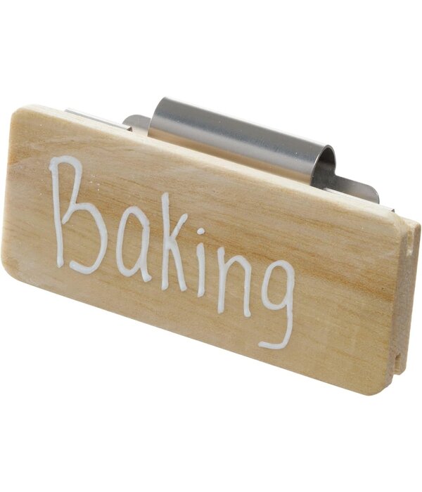iDesign Étiquettes en bois clipables pour bacs de rangement Rosanna Pansino, ens/3 de iDesign