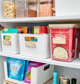 iDesign Étiquettes en bois clipables pour bacs de rangement Rosanna Pansino, ens/3 de iDesign
