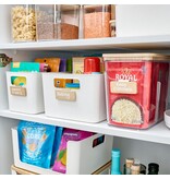 iDesign Étiquettes en bois clipables pour bacs de rangement Rosanna Pansino, ens/3 de iDesign