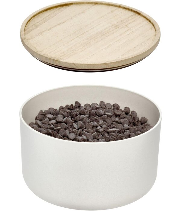 iDesign iDesign Plastic Medium Mixing Bowl with Lid, Rosanna Pansino Collection
