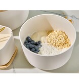 iDesign iDesign Plastic Medium Mixing Bowl with Lid, Rosanna Pansino Collection