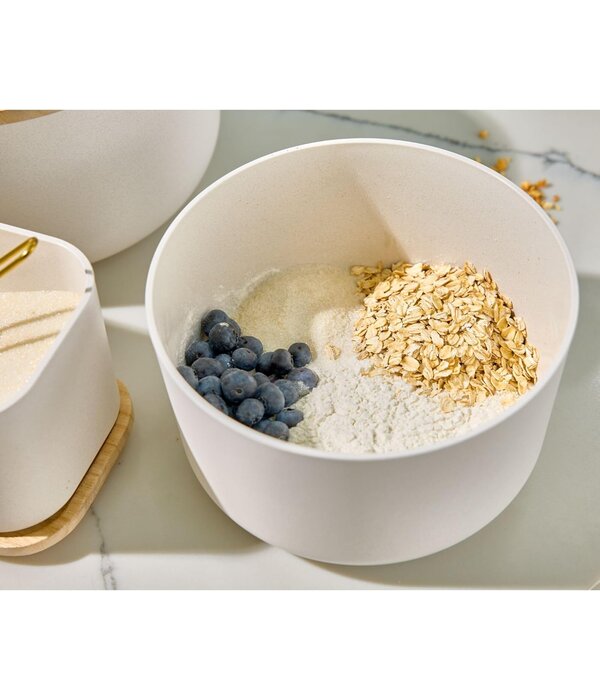 iDesign iDesign Plastic Medium Mixing Bowl with Lid, Rosanna Pansino Collection